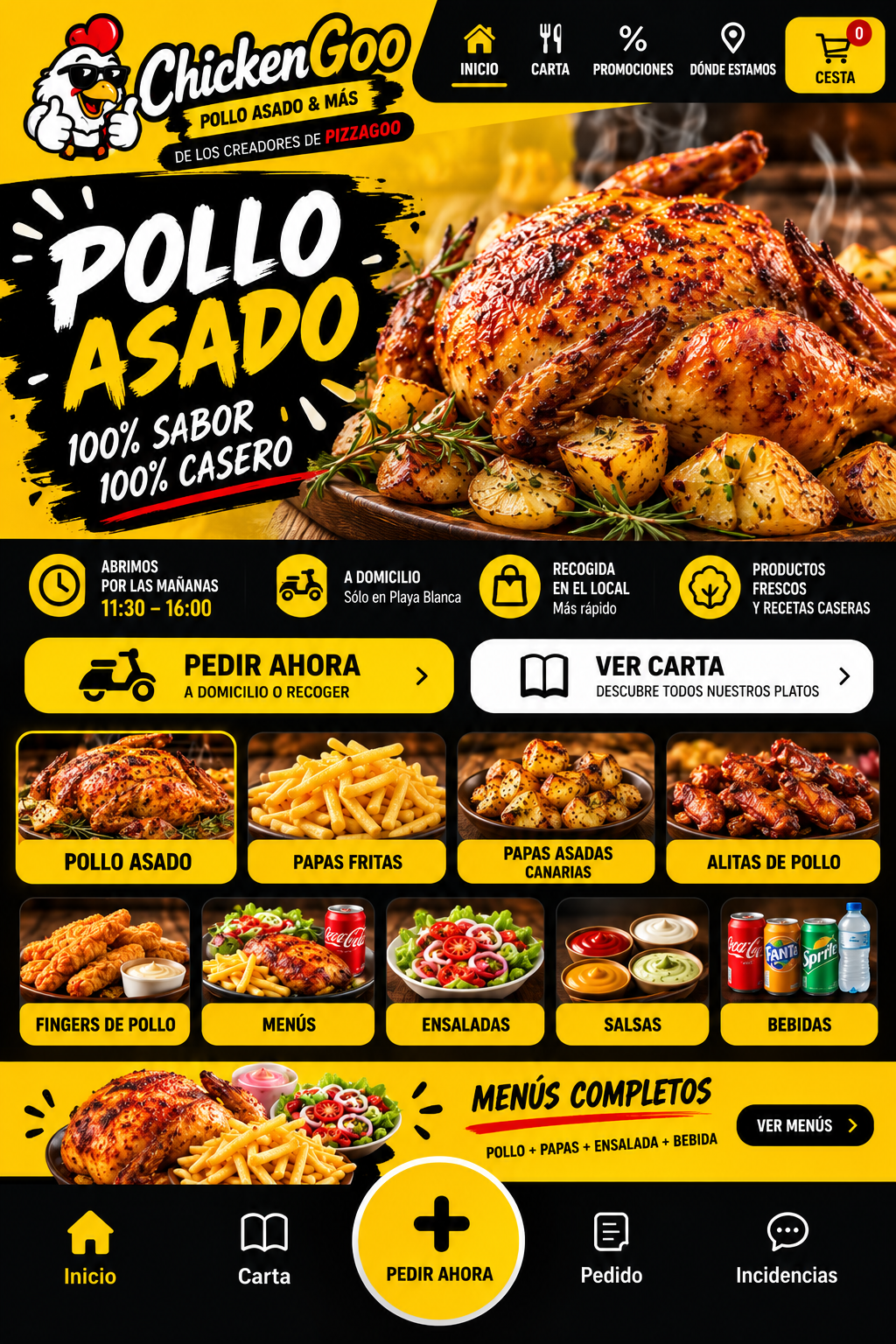 ChickenGoo pollo asado